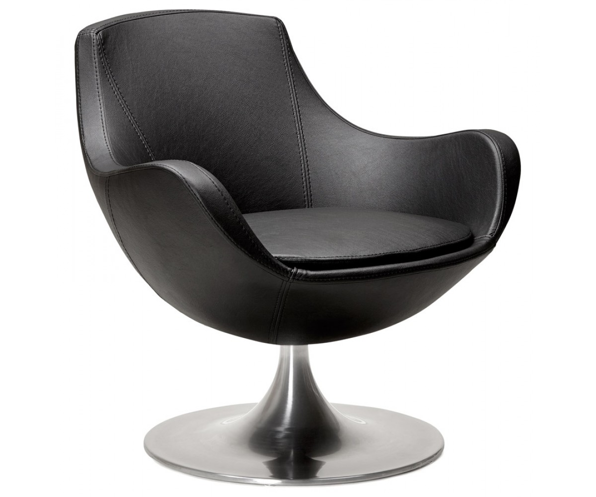 Sessel schwarz modern gepolstert, Loungesessel schwarz 360 ...