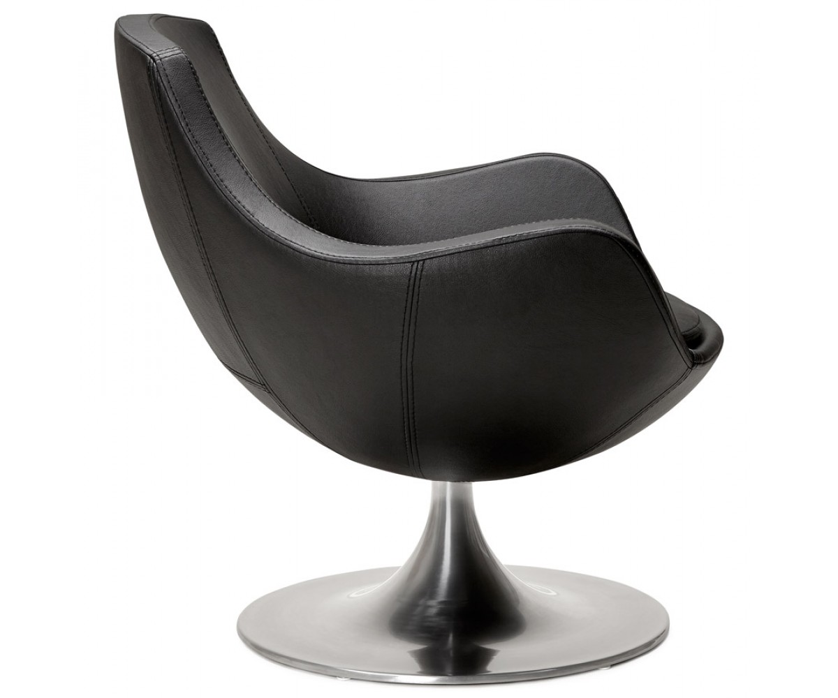 Sessel schwarz modern gepolstert, Loungesessel schwarz 360 ...
