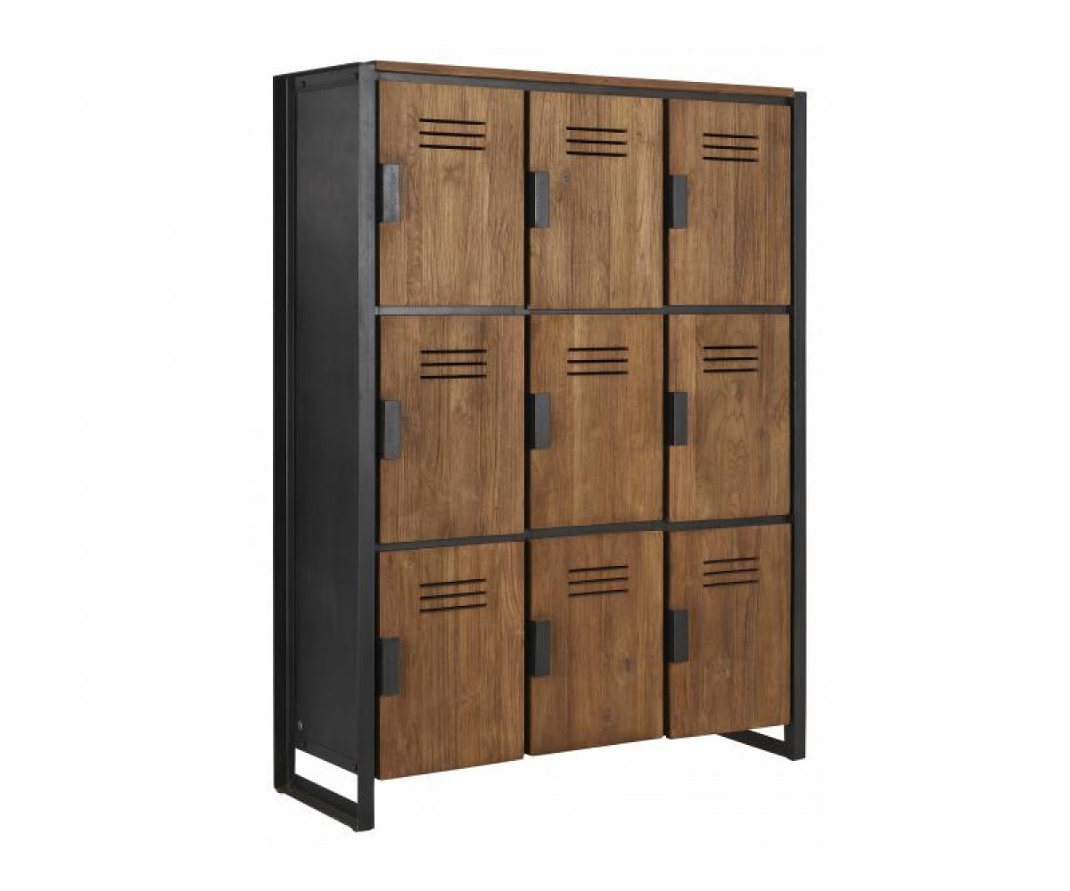 Schrank Im Industriedesign Kleiderschrank Mit Neun Turen Aus