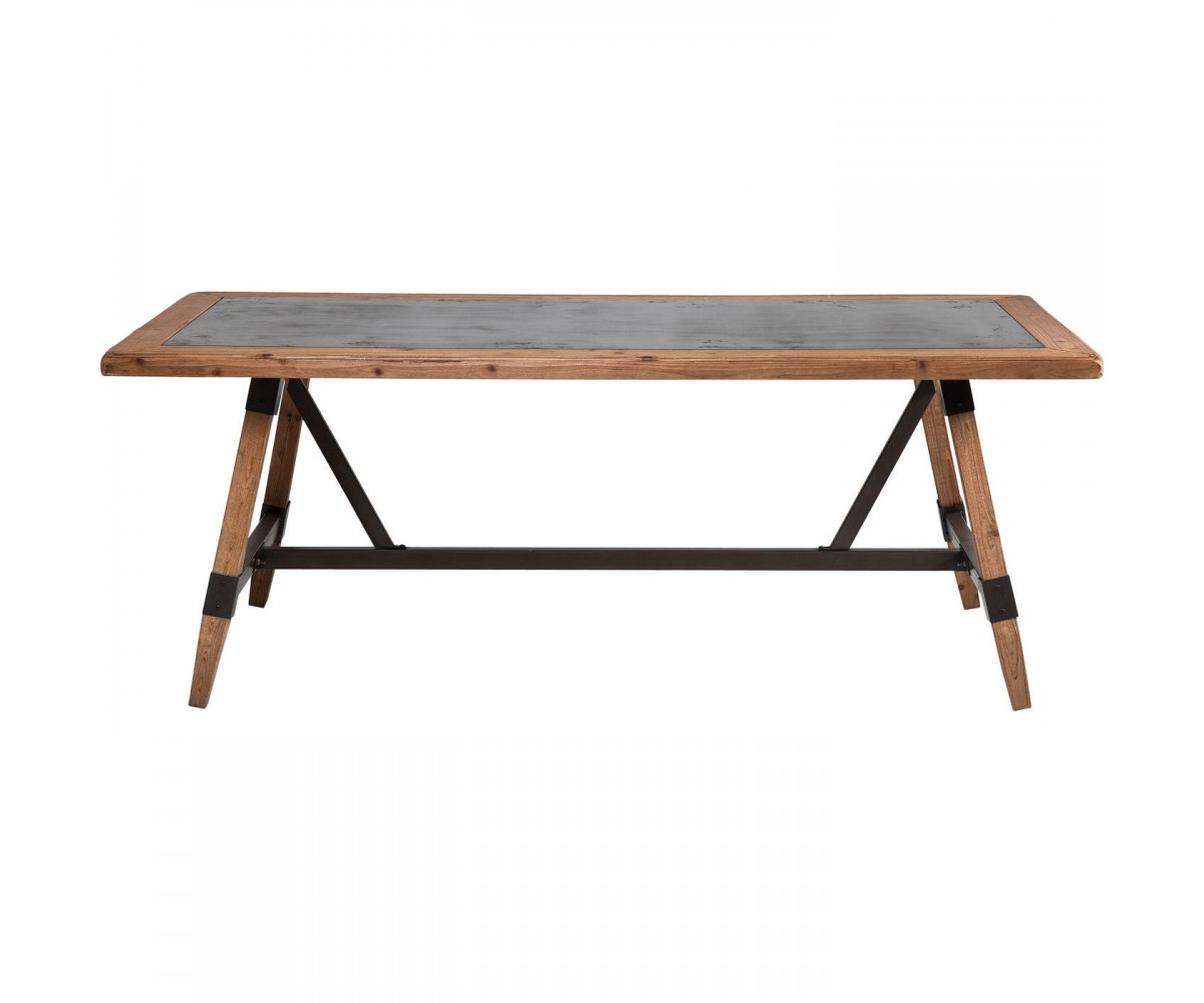 Esstisch Holz-Metall, Tisch Industrie , Maße 200x90 cm