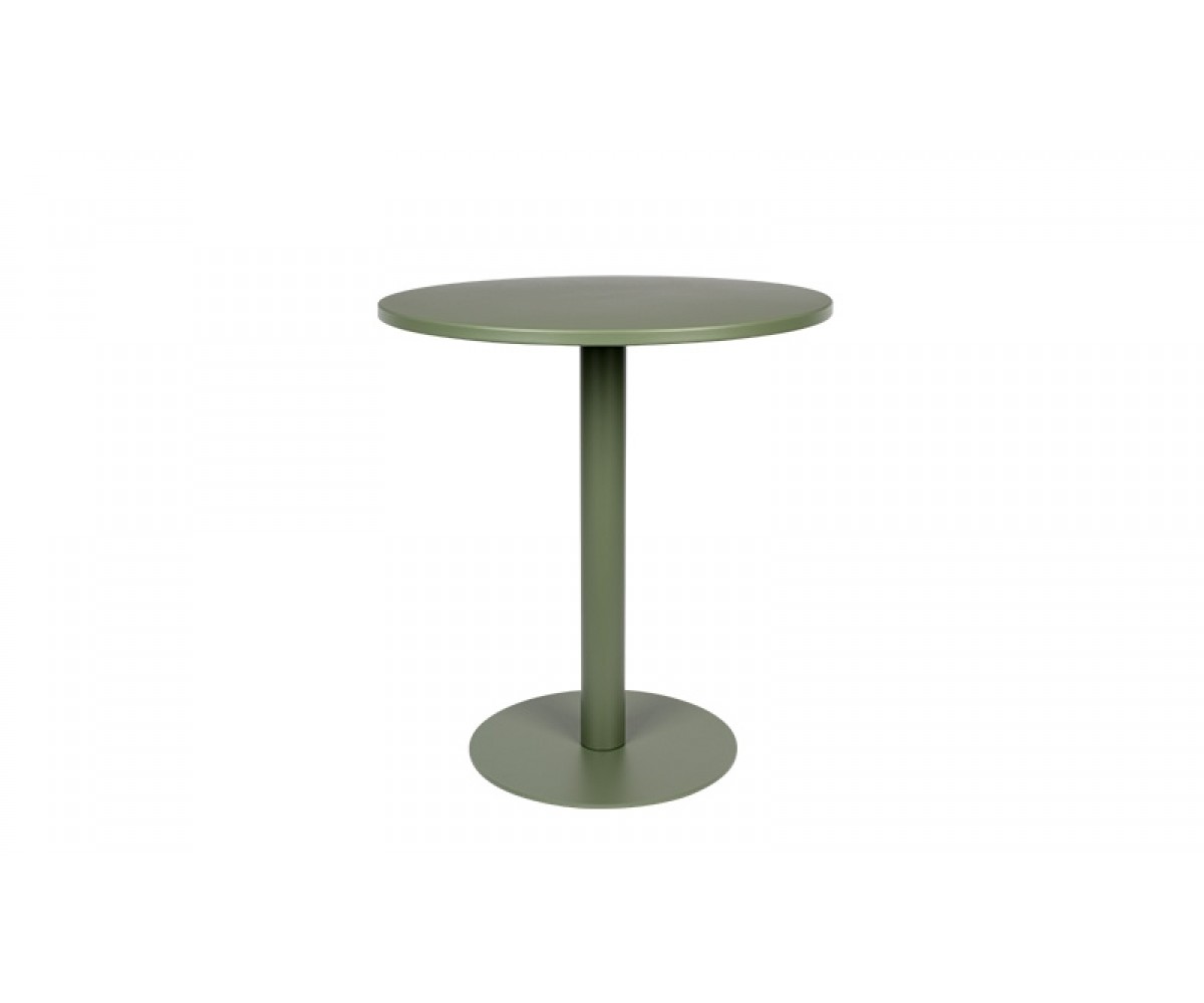 Tisch rund grün, Bistrotisch grün, Durchmesser 70 cm