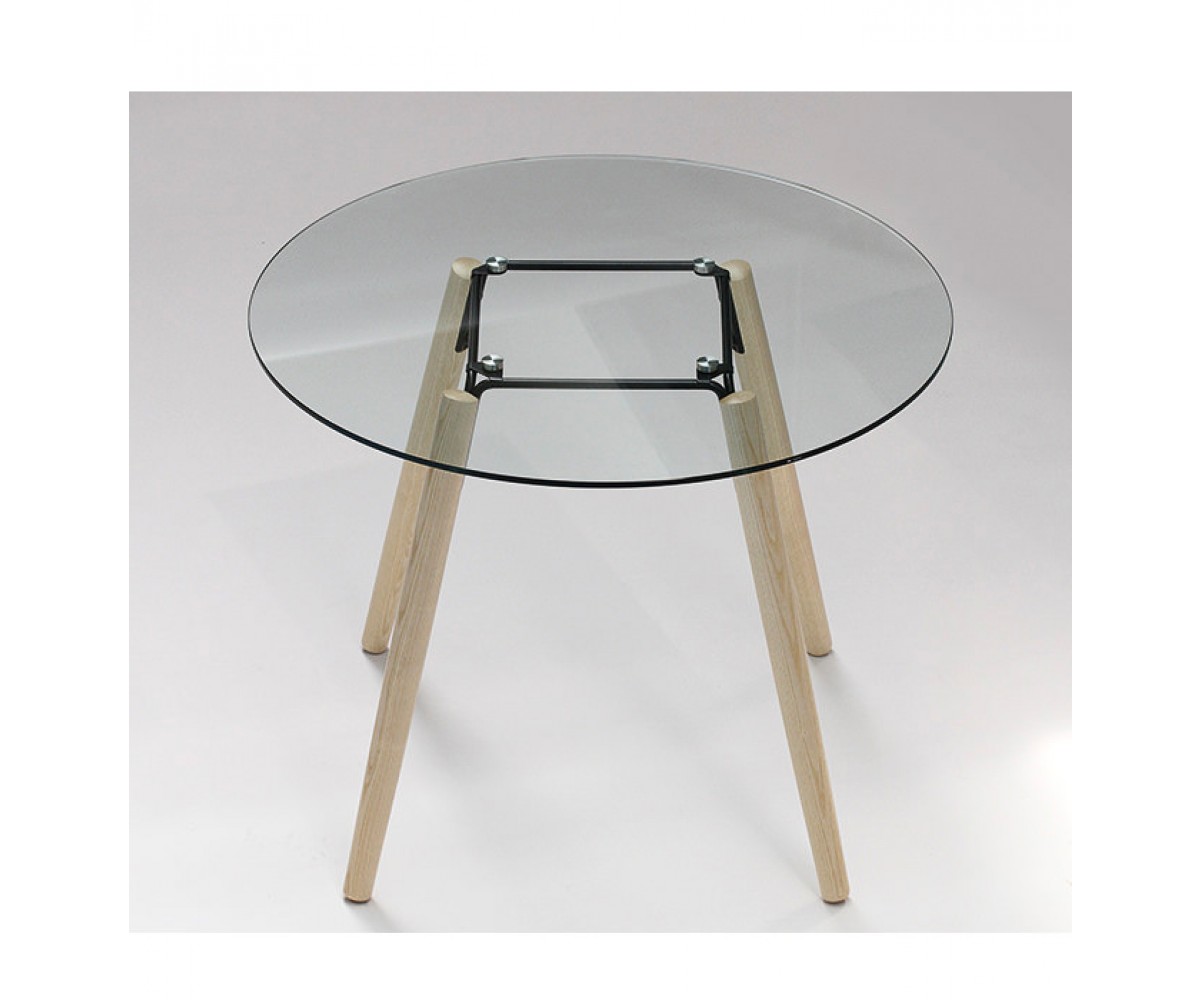 Tisch Rund Glas Esstisch Glas Tischplatte Tisch Rund Tischplatte Glas Durchmesser 100 Cm