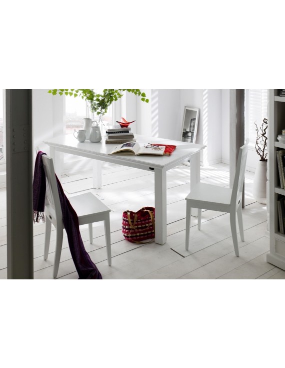 Esstisch im Landhausstil in weiß, Breite 180