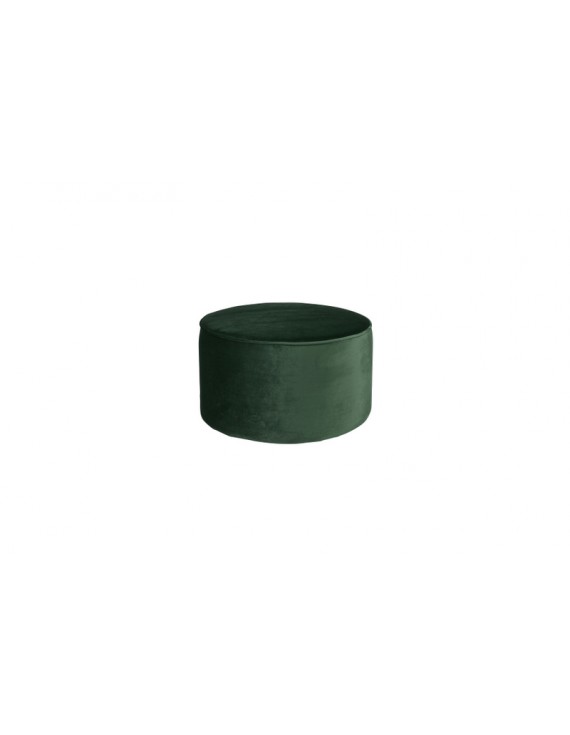 Hocker grün, moderner Hocker samt, Höhe 36 cm