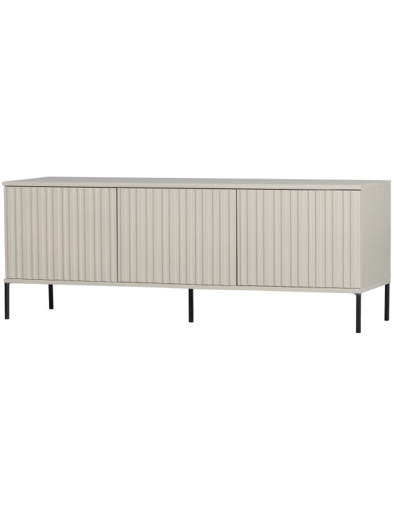 TV Schrank grau, Fernsehschrank Kieferholz, Breite 150 cm