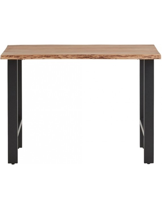 Bartisch Massivholz, Tisch Akazie, Black, Breite 130 cm