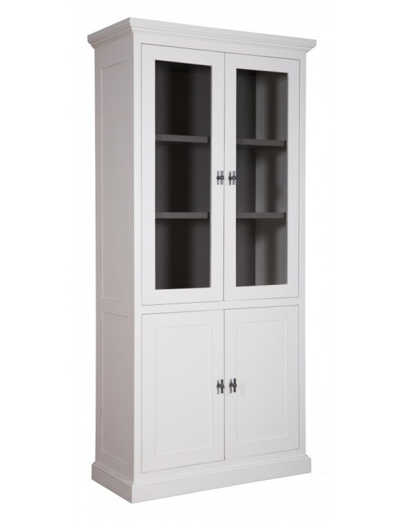 Geschirrschrank, Buffetschrank, Vitrine, Schrank,  Wohnzimmerschrank  Landhausstil, Breite 107cm