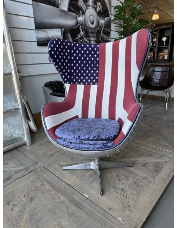 Sessel America, Design Sessel Aluminium 