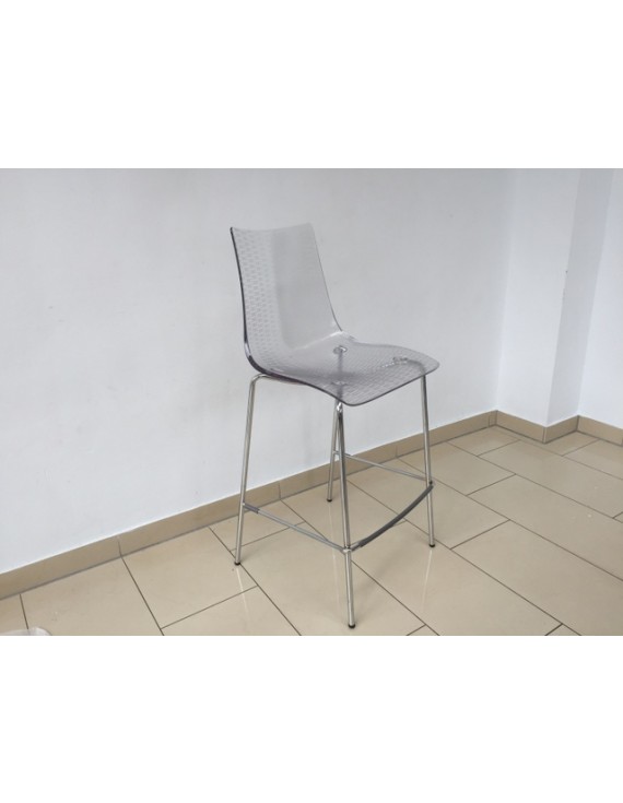 Barstuhl, transparent, Sitzhöhe 80 cm
