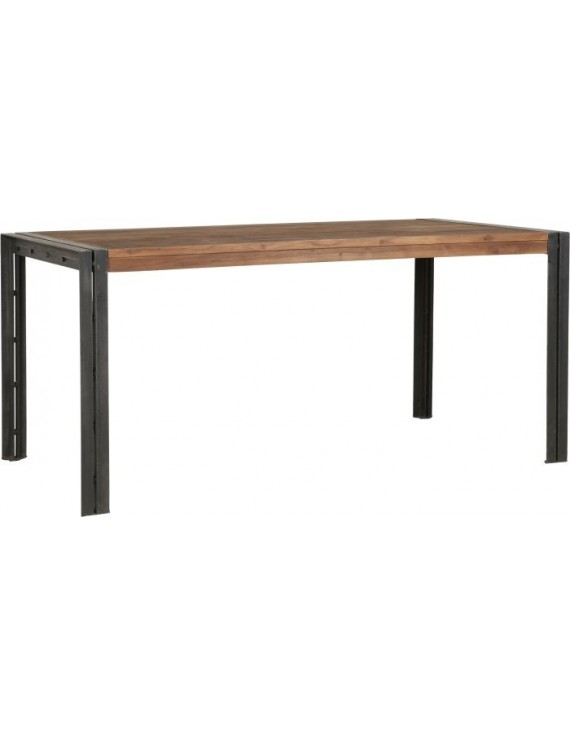 Esstisch Altholz, Esstisch Industriedesign, Teakholz, Breite 175 cm