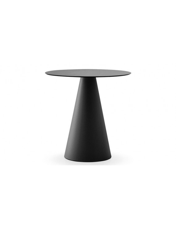 Tisch rund schwarz , Esstisch rund schwarz, Durchmesser 69 cm