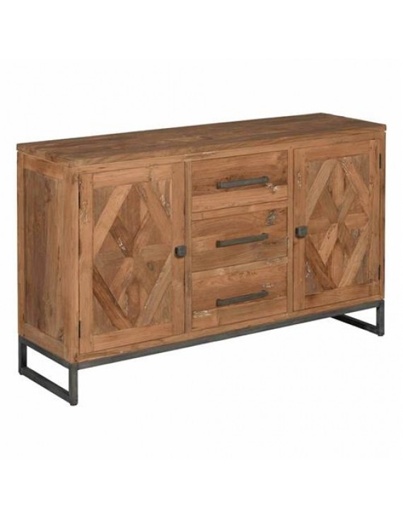 Anrichte Teakholz , Sideboard Naturholz, Breite 150cm