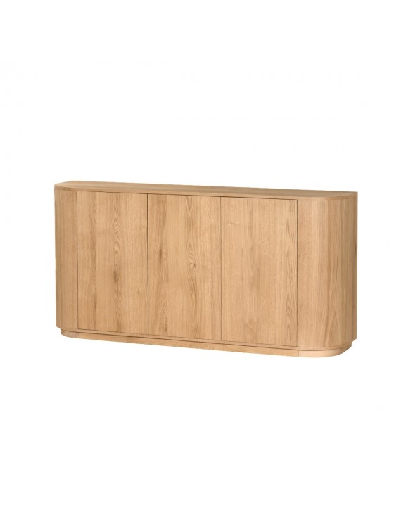 Eichen Sideboard Naturholz, Anrichte Holz, Breite 170 cm