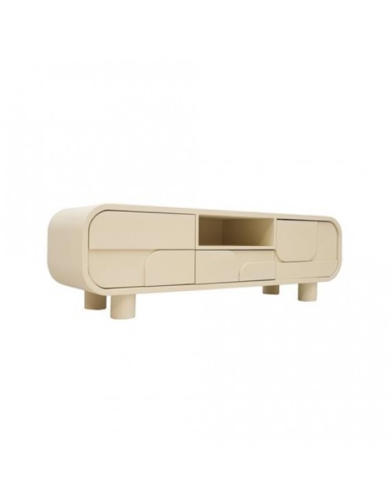 TV Schrank, Fernsehregal Farbe Stein, Breite 150 cm