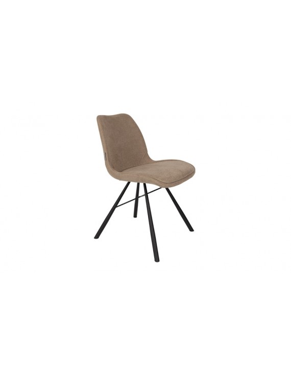 Stuhl sand, Metallbeine, gepolstert