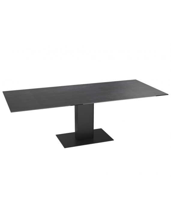 Ausziehtisch Keramik-Tischplatte, Esstisch Glas-Keramikplatte,  Breite 150-230 cm 