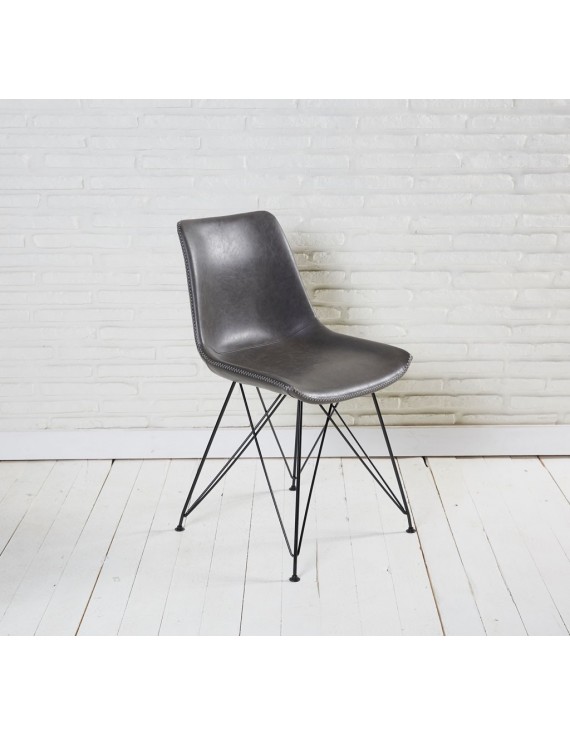 Stuhl grau, Design Stuhl grau
