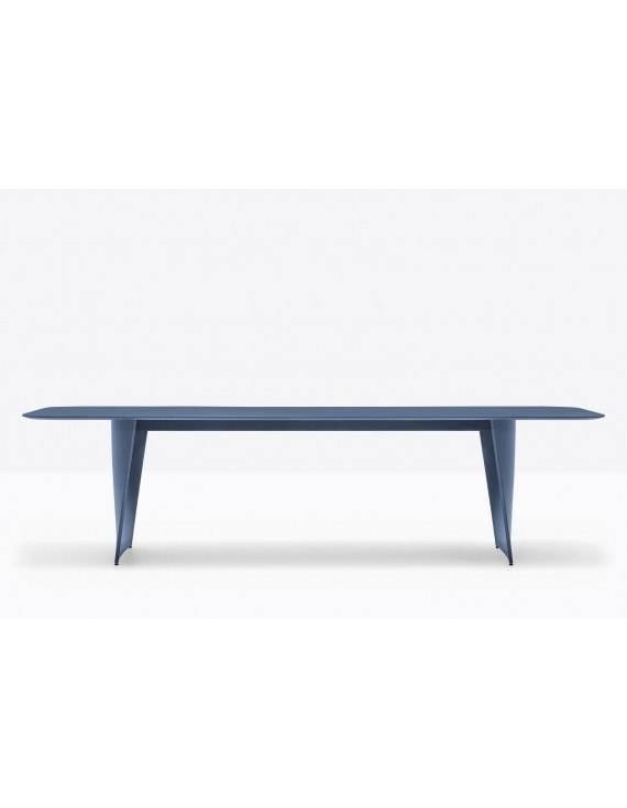 Design Esstisch Farbe blau, Tisch blau, Konferenztisch blau Länge 240-360 cm