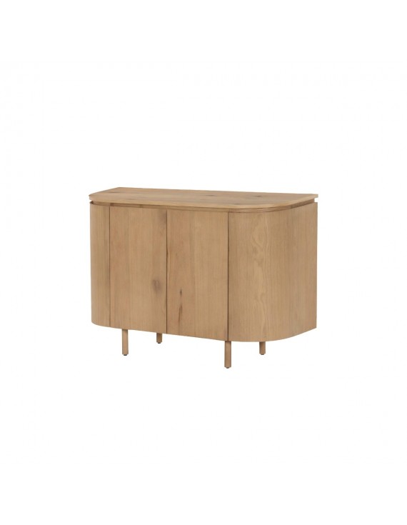 Eichen Sideboard Naturholz, Anrichte Holz, Breite 115 cm