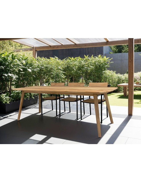 Gartentisch Massivholz, Gartentisch Teakholz, Länge  240 cm