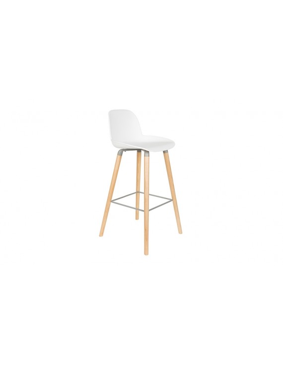 Barstuhl weiß, Barstuhl weiß, Barhocker weiß, Sitzhöhe 75 cm
