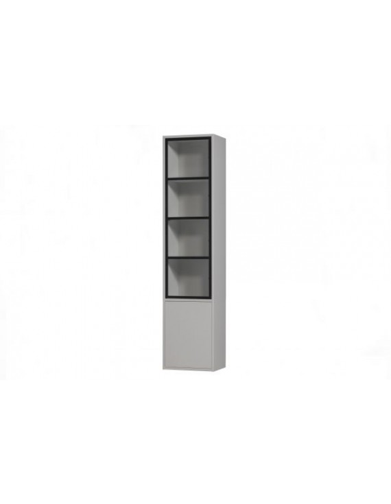 Vitrine Kiefer, Schrank Kiefer, Kommode Kiefer, Wohnzimmerschrank Kiefer Industriestil, Breite 53cm
