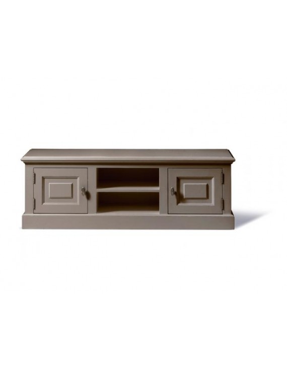 Lowboard olive, TV Schrank olive Massivholz, Fernseheschrank im Landhausstil, Breite 150 cm