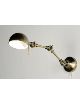 Wandleuchte Landhaus, Wandlampe Metall Landhaus, Durchmesser 11 cm