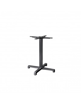 Bistrotischgestell anthrazit Metall, Tischgestell Metall, Metall-Gestell für Bistrotisch anthrazit , Höhe 50 cm