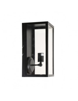 Wandleuchte schwarz, Wandlampe Glas Metall