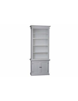 Bücherschrank/ Regal im Landhausstil in weiß