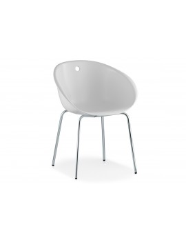 Stuhl weiß, Konferenzstuhl weiß für Objekteinrichtung