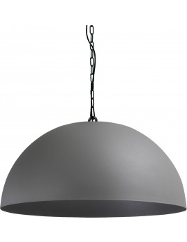 Pendelleuchte grau-schwarz, Beton-look, Industrielampe/ Retro-style, Ø: 80 cm