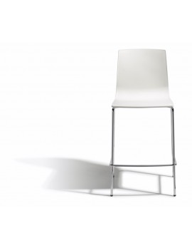 Design Barstuhl, leinen, stapelbar, Sitzhöhe 65 cm