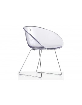 Stuhl Sitzschale transparent, Konferenzstuhl transparent für Objekteinrichtung
