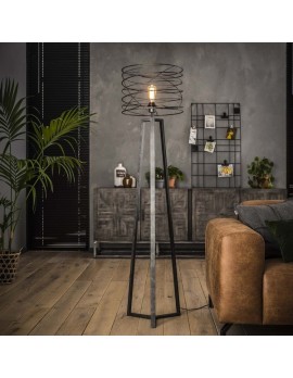 Stehlampe Metall,  Stehlampe  Industriedesign , Stehlampe Höhe 162 cm