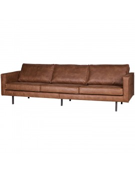 Sofa cognac, Ledersofa 2,5-Sitzer braun, Breite 277 cm