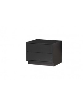 Low-Board schwarz, massives Kiefernholz, TV-Schrank Holz individuell zusammensetzbar, 40x50x40 cm