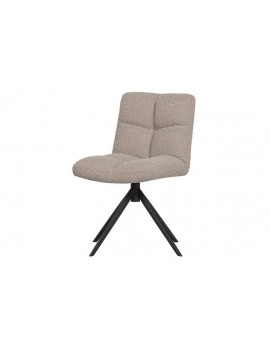 Drehstuhl, Stuhl Bouclé beige