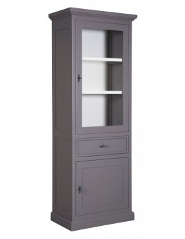 Geschirrschrank, Vitrine, Schrank,  Wohnzimmerschrank  Landhausstil, Breite 77cm