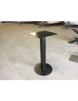 Bartischgestell Metall schwarz, Tischgestell schwarz Metall, Stehtisch-Gestell Metall, Höhe 100 cm 