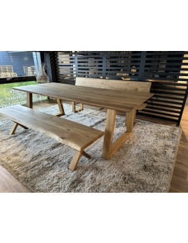 Tisch Eiche massiv, Esstisch Eiche massiv Tischplatte, Tisch Tischplatte Holz Eiche, Breite 200 cm