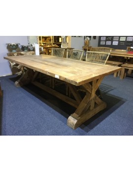 Esstisch Massivholz, Tisch vintage, Holztisch Landhaus, Tisch Massivholz, Breite 240 cm