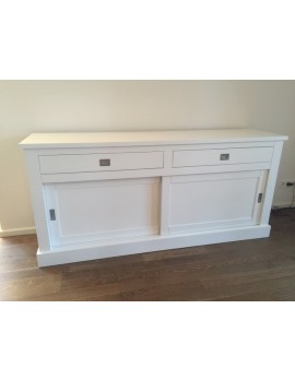 Sideboard weiß im Landhausstil, Anrichte weiß, Breite 200 cm