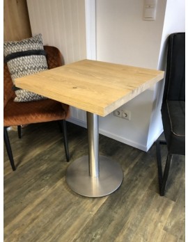 Objekt Tisch Holz Eiche, Bistrotisch Eiche, Tisch Eiche Tischplatte Eiche, Maße 60x60 cm