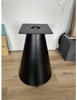 Tischguß rund, Tischgestell rund schwarz, runder Tischfuß schwarz,  Tischgestell schwarz rund, Durchmesser 55 cm