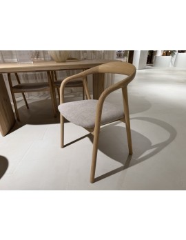 Stuhl Holz gepolstert