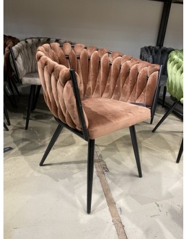 Stuhl Kupfer-Farbe, Stuhl mit Armlehne Kupfer