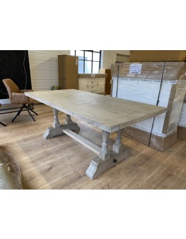 Tisch Landhaus Massivholz, Esstisch Holz, Länge 240 cm