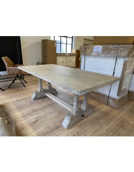 Tisch Landhaus Massivholz, Esstisch Holz, Länge 180 cm